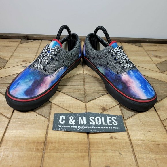 Vans Custom Low Top Galaxy Shoes Off The Wall - Picture 4 of 9